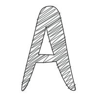 3d illustration av brev en vektor