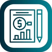 Accounting-Vektor-Icon-Design vektor