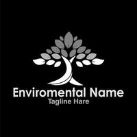 Vektor Design, minimalistisch Umwelt Logo Design oder Umwelt Symbol