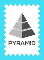 pyramid design. abstrakt konst och hantverk vektor design.