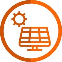 Solarpanel-Vektor-Icon-Design vektor