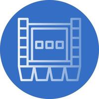 Kino-Werbevektor-Icon-Design vektor
