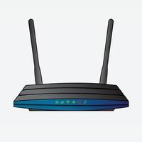 illustration av router router vektor wiFi växla teckning