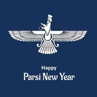 glücklich parsi Neu Jahr Naviro Mubarak Feier Vektor Abbildungen