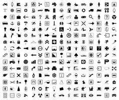 Symbole zum Netz Design. ein Vektor Illustration