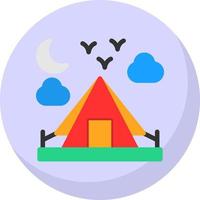 Camping-Vektor-Icon-Design vektor