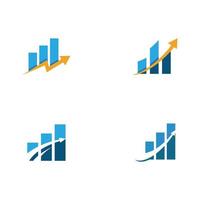 Vorlage für das Logo der Unternehmensfinanzierung vektor