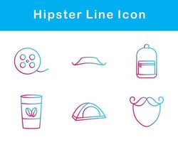 Hipster Vektor Symbol einstellen