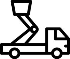 LKW Kran Vektor Illustration auf ein hintergrund.premium Qualität symbole.vektor Symbole zum Konzept und Grafik Design.