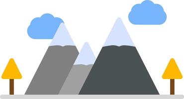 Berg Grat Vektor Symbol