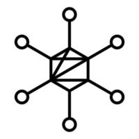 Knoten Symbol Stil vektor