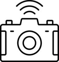 smart kamera ikon stil vektor