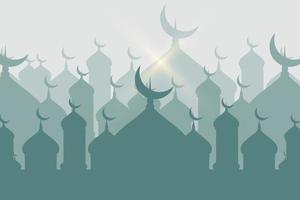 Illustrationsdesign, um den Monat Ramadan 2021 zu feiern vektor