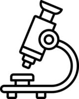 Mikroskop-Symbolstil vektor