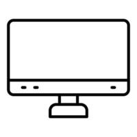 Fernseher Monitor Symbol Stil vektor