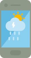 väder app vektor ikon