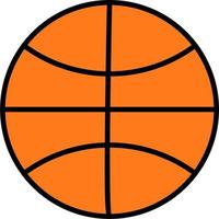 Basketball-Vektor-Symbol vektor