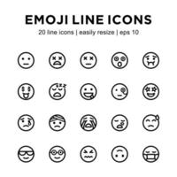 Emoji-Symbolvorlage vektor