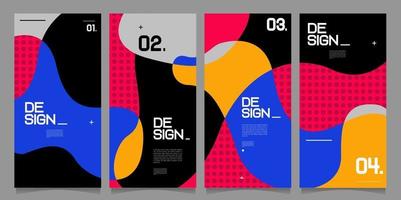 Vektor Banner Design Vorlage minimalistischen Stil für Unternehmen