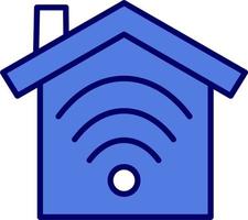 Smart-Home-Vektorsymbol vektor