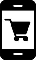 Online-Shopping-Vektor-Symbol vektor