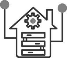 Data-Warehouse-Vektorsymbol vektor