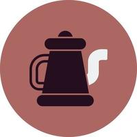 Kaffee Kessel Vektor Symbol