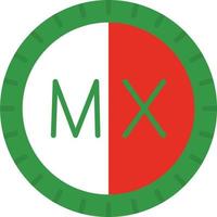 Mexiko wählen Code Vektor Symbol