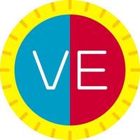 Venezuela wählen Code Vektor Symbol