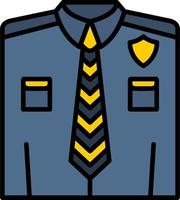 Polizei Uniform Vektor Symbol