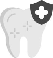 tand skydd vektor ikon