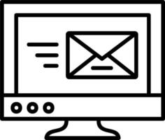 Computer Email Vektor Symbol