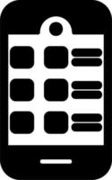 Vektorsymbol für mobile Apps vektor