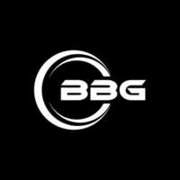 bbg Brief Logo Design im Illustration. Vektor Logo, Kalligraphie Designs zum Logo, Poster, Einladung, usw.