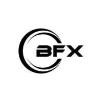 bfx Brief Logo Design im Illustration. Vektor Logo, Kalligraphie Designs zum Logo, Poster, Einladung, usw.