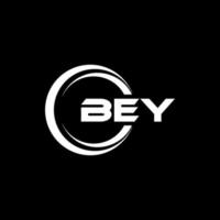 bey Brief Logo Design im Illustration. Vektor Logo, Kalligraphie Designs zum Logo, Poster, Einladung, usw.