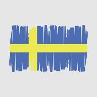 sverige flagga vektorillustration vektor