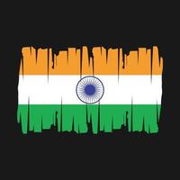 Indien Flagge Vektor Illustration