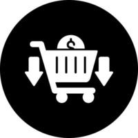 Shopping-Vektor-Symbol vektor