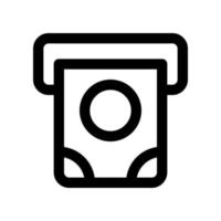 Geldautomat Symbol zum Ihre Webseite Design, Logo, Anwendung, ui. vektor