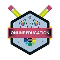 utbildning och kunskap online koncept vektor