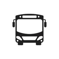 Bus-Glyphen-Symbol vektor