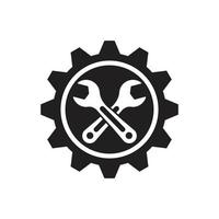 Mechaniker Werkzeug Logo vektor