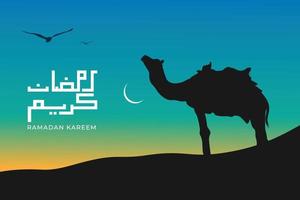 Ramadan karee Vorlage Gruß Karte Hintergrund vektor