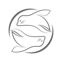 Siegel Symbol Logo Design vektor