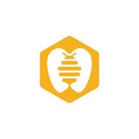 Dental Biene Logo. Biene Symbol vektor
