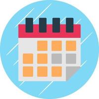 Kalender-Vektor-Icon-Design vektor