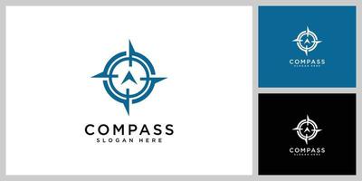 Kompass Logo Design Vektor Vorlage