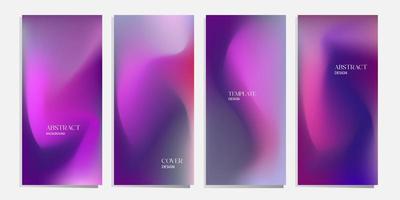 abstrakt Hintergrund Design Vorlage violett Rosa Gradient Farbe vektor