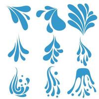 Spritzen Vektor Symbol. Strand Illustration Symbol. aqua Zeichen oder Logo.